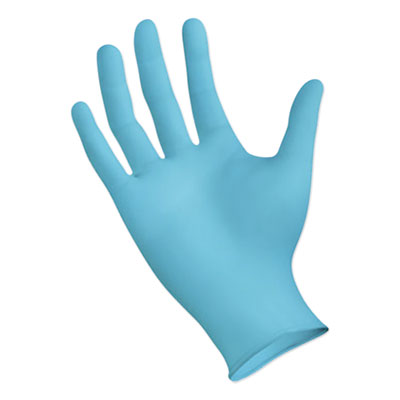 Disposable General-Purpose Nitrile Gloves, Large, Blue, 4 mil, 100/Box